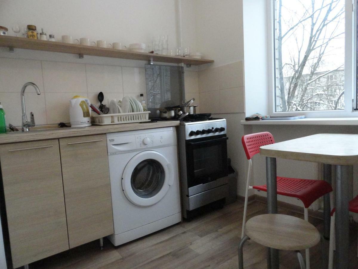 Apartment Arena Riga Quiet Center Free Parking Luaran gambar